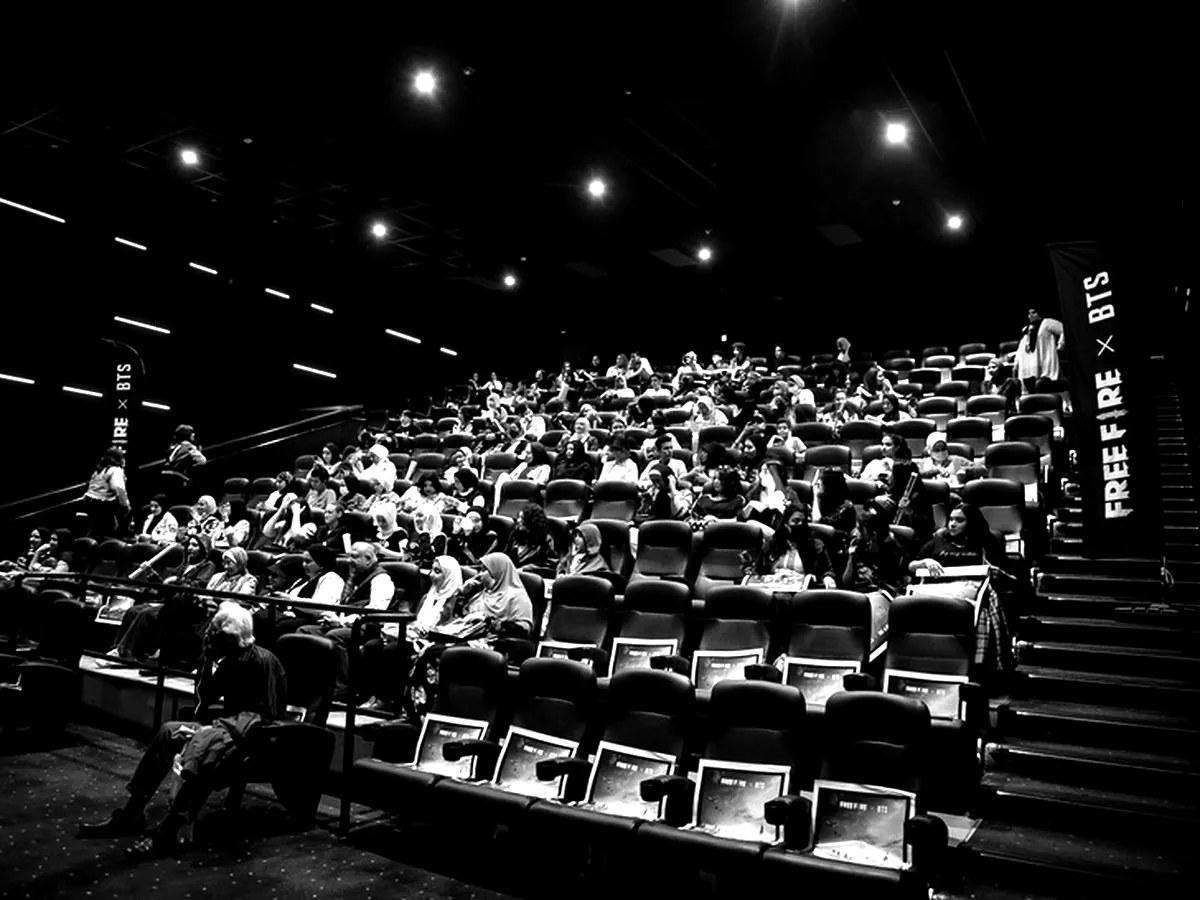Private cinema screening
